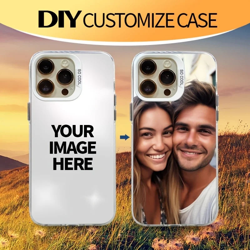 For iPhone 17 17Air 16 16E 15 14 13 12 11 Pro Max Mini SE 2020 2022 XS XR 7 8Plus DIY Photo Customized Case IMD Shockproof Cover