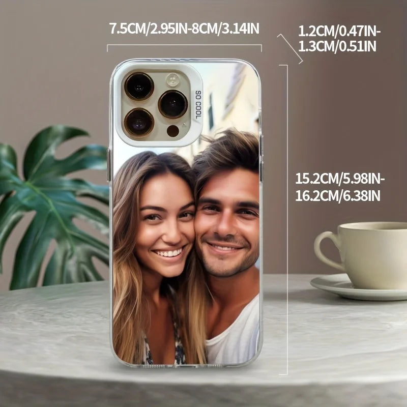 For iPhone 17 17Air 16 16E 15 14 13 12 11 Pro Max Mini SE 2020 2022 XS XR 7 8Plus DIY Photo Customized Case IMD Shockproof Cover